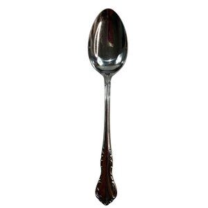 Vintage  Queens Court Japan Deluxe Silverplate Soup Spoon 7.5" Stainless Steel